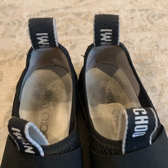 Jimmy Choo Velvet Knit Sneakers - Picture 5 of 6